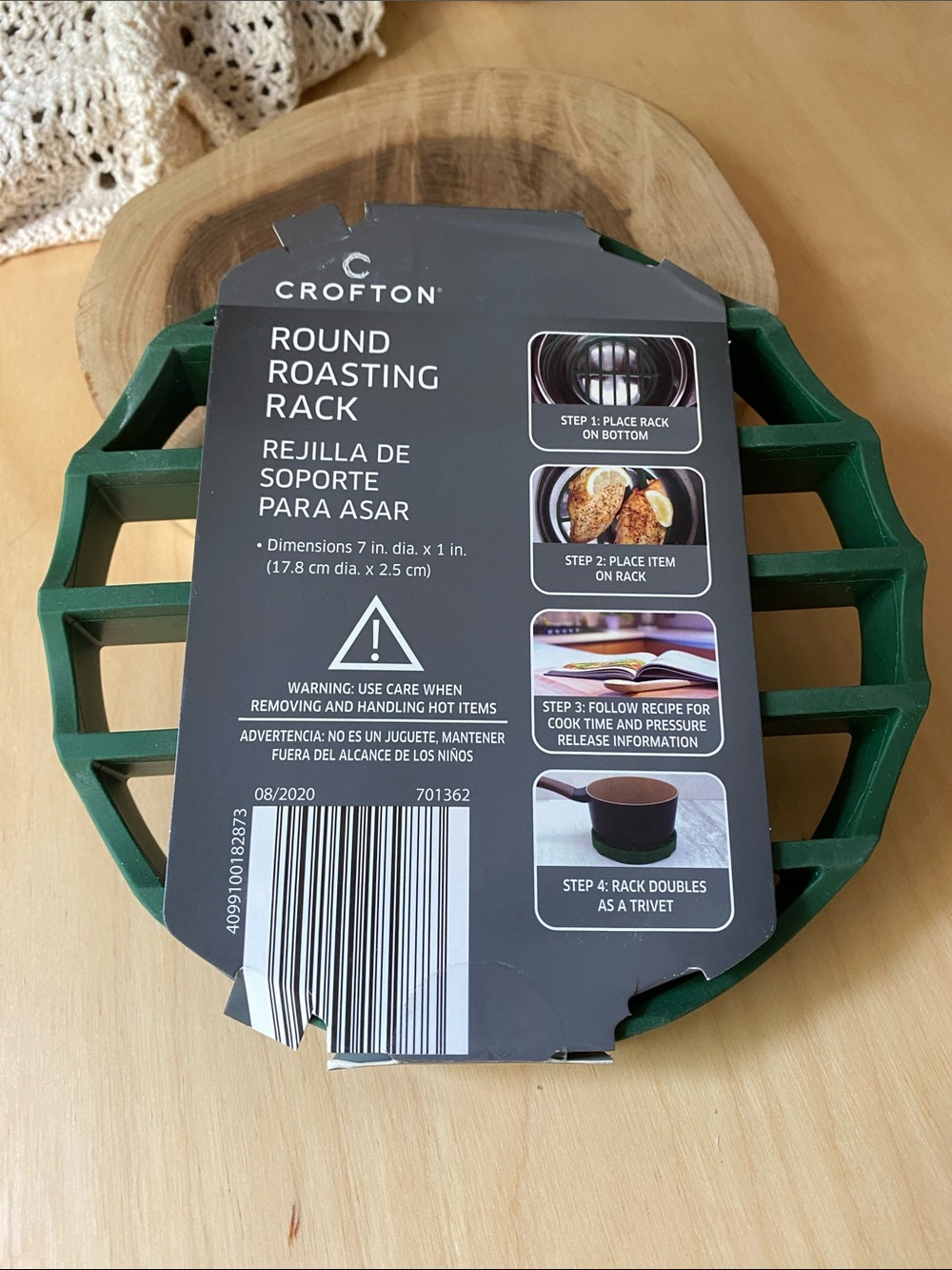 Crofton Green Round Roasting Rack - Picture 2 of 2
